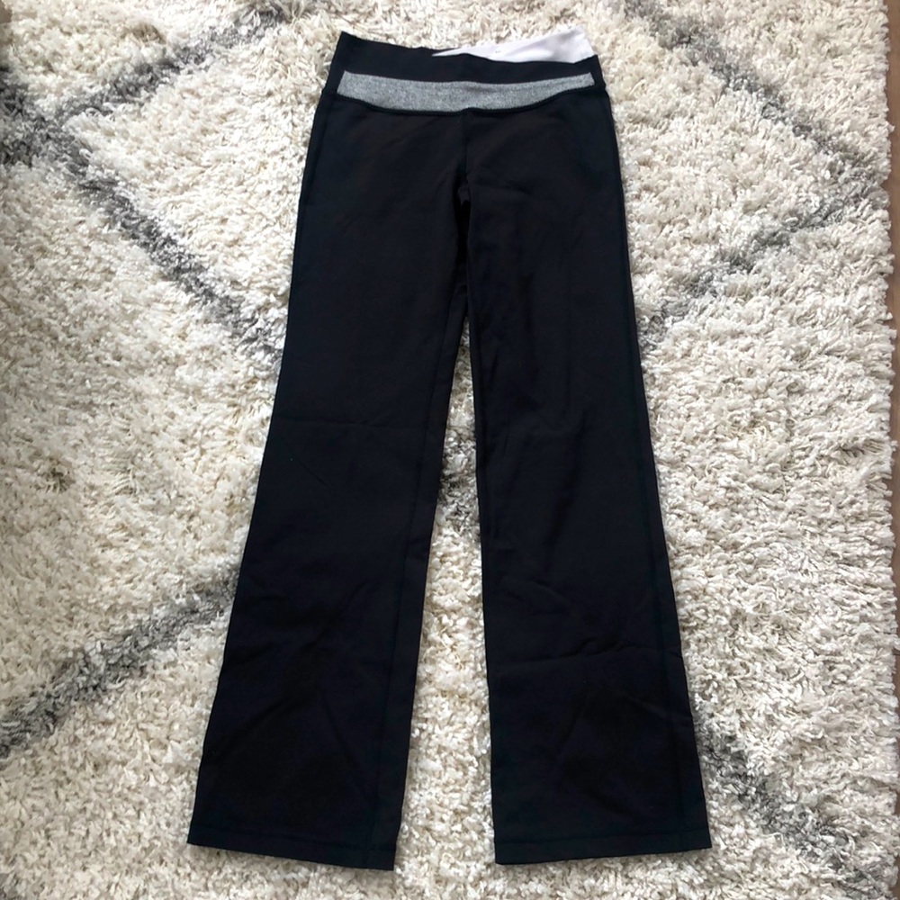 Lululemon Black Flare Yoga Leggings